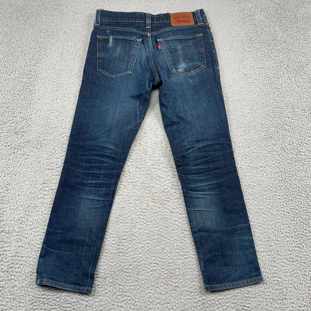 Levi's 510 Premium Jeans Mens 33x32 Blue Super Skinny Stretch Denim Casual